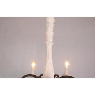 Ljomuvyi Lustre Traditionnel En Métal Et Bois De Style Ferme