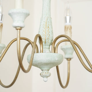 Ljomuvyi Lustre Traditionnel En Métal Et Bois De Style Ferme