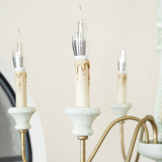 Ljomuvyi Lustre Traditionnel En Métal Et Bois De Style Ferme