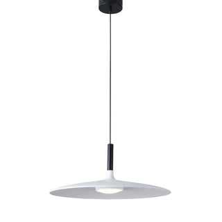 Lustra Suspension Lampe Disque Plat en Aluminium-Luire