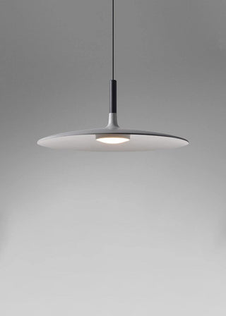 Lustra Suspension Lampe Disque Plat en Aluminium-Luire