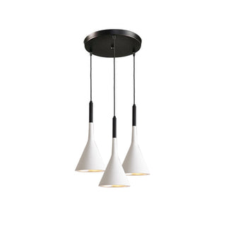 Conical Concrete Pendant Light-Neutral Decor