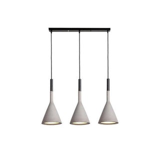 Conical Concrete Pendant Light-Neutral Decor