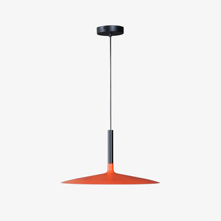 Lustra Suspension Lampe Disque Plat en Aluminium-Luire