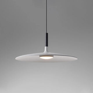 Lustra Suspension Lampe Disque Plat en Aluminium-Luire
