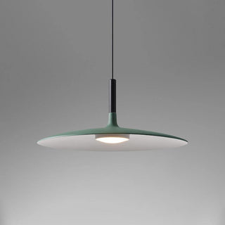 Lustra Suspension Lampe Disque Plat en Aluminium-Luire