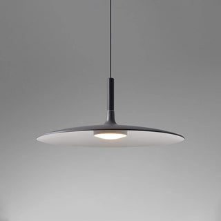 Lustra Suspension Lampe Disque Plat en Aluminium-Luire