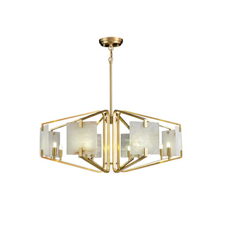 Plotuvys Lustre Laiton Albâtre Luxe Postmoderne