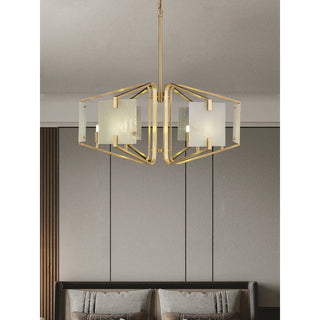 Plotuvys Lustre Laiton Albâtre Luxe Postmoderne