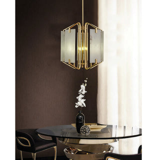 Plotuvys Lustre Laiton Albâtre Luxe Postmoderne