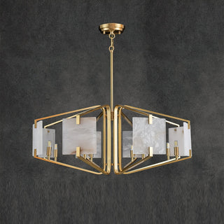 Plotuvys Lustre Laiton Albâtre Luxe Postmoderne