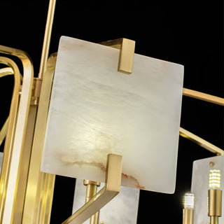 Plotuvys Lustre Laiton Albâtre Luxe Postmoderne