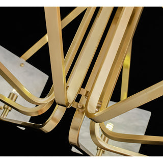 Plotuvys Lustre Laiton Albâtre Luxe Postmoderne