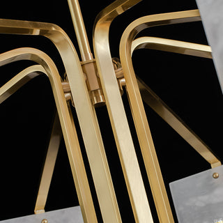 Plotuvys Lustre Laiton Albâtre Luxe Postmoderne
