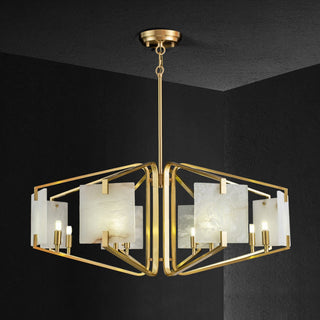 Plotuvys Lustre Laiton Albâtre Luxe Postmoderne