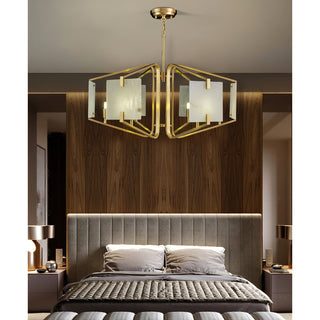 Plotuvys Lustre Laiton Albâtre Luxe Postmoderne