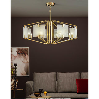Plotuvys Lustre Laiton Albâtre Luxe Postmoderne
