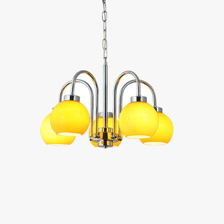 Lustra Lustre Boules en Verre Jaune