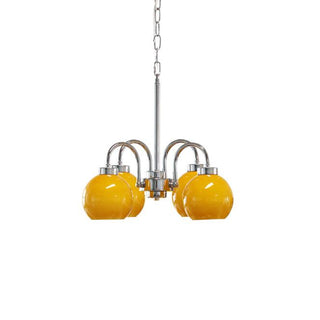 Lustra Lustre Boules en Verre Jaune