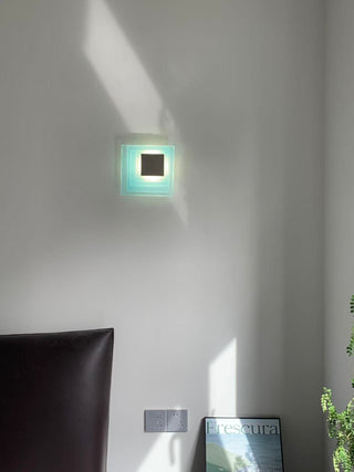 Cleo Verre Water Cube Cascade Applique Murale