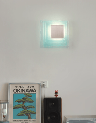 Cleo Verre Water Cube Cascade Applique Murale
