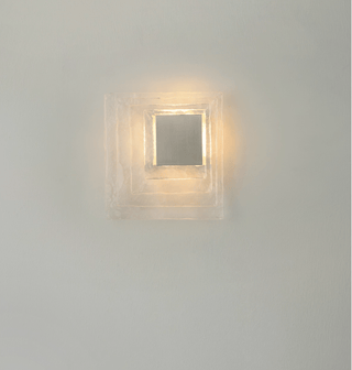 Cleo Verre Water Cube Cascade Applique Murale