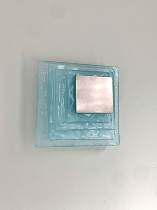 Cleo Verre Water Cube Cascade Applique Murale