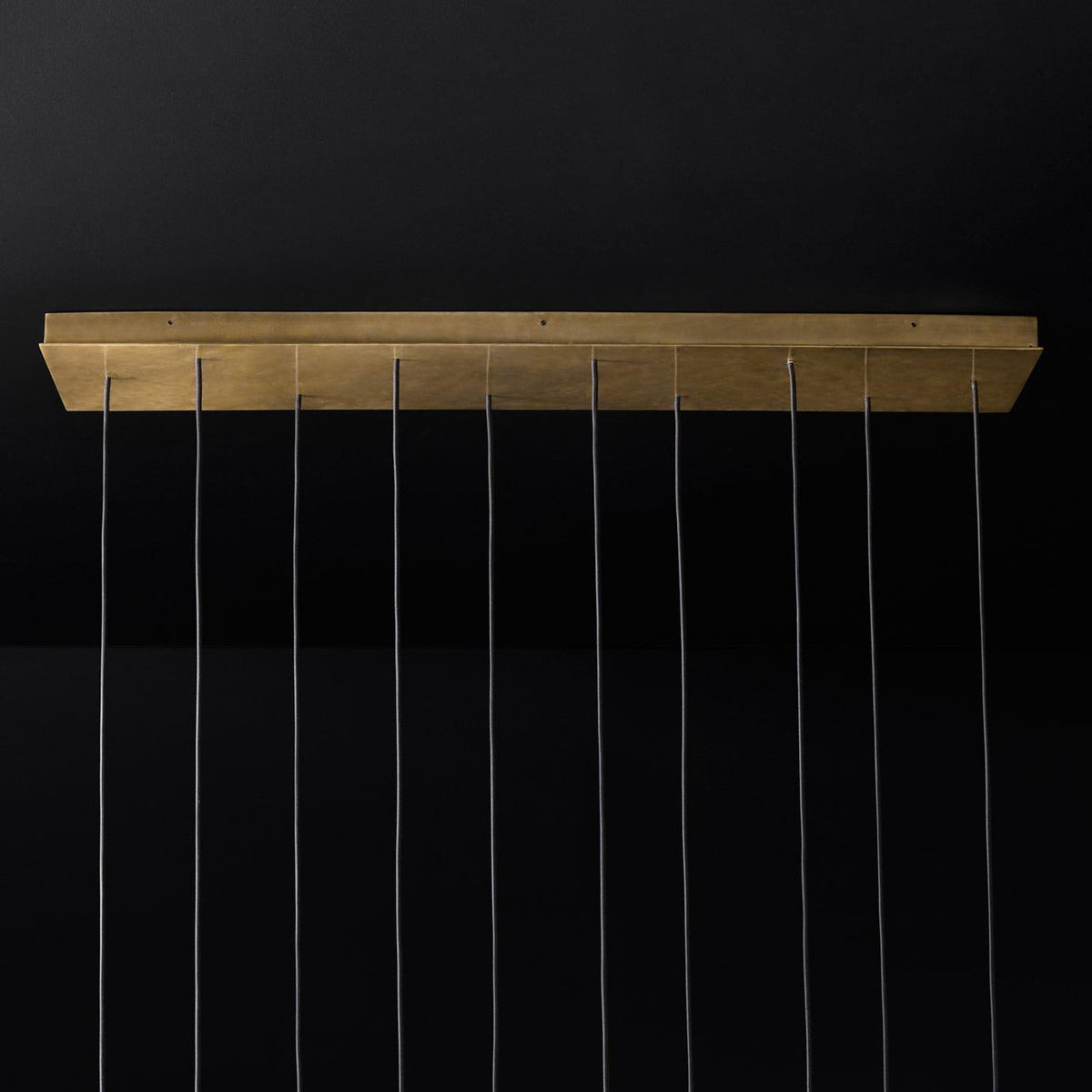 Chandelier with Polished Brass and Crystal Shades Minimalist-Neutral Decor