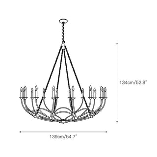 Ostruvyi Lustre Métal Industriel Minimaliste Moderne