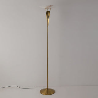 Veloros Lampadaire en Albâtre Cône
