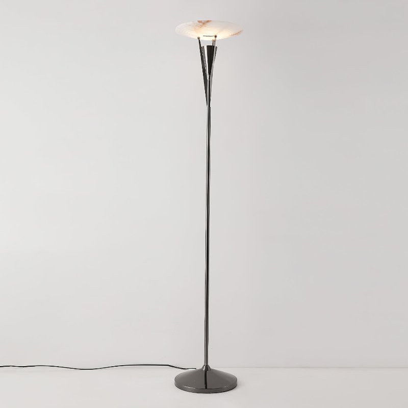 Veloros Lampadaire en Albâtre Cône