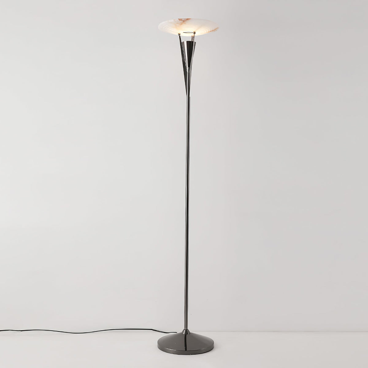 Veloros Lampadaire en Albâtre Cône