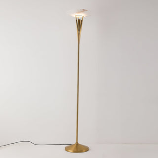 Veloros Lampadaire en Albâtre Cône