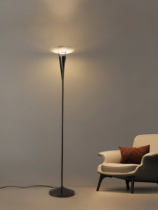 Veloros Lampadaire en Albâtre Cône