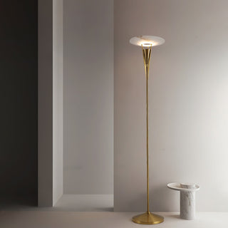 Veloros Lampadaire en Albâtre Cône
