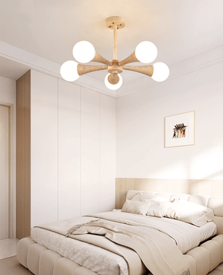 Arbor Travertine Chandelier-Neutral Decor