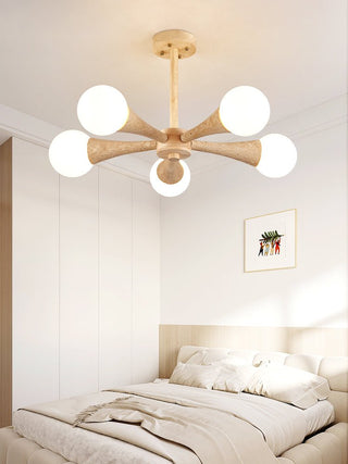 Arbor Travertine Chandelier-Neutral Decor
