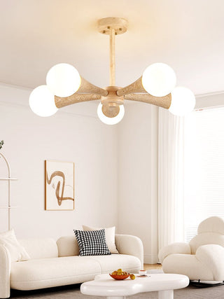 Arbor Travertine Chandelier-Neutral Decor