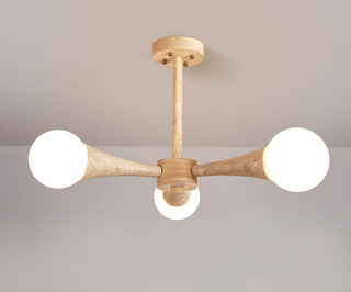 Arbor Travertine Chandelier-Neutral Decor