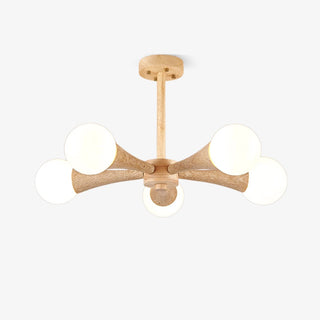 Arbor Travertine Chandelier-Neutral Decor