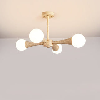 Arbor Travertine Chandelier-Neutral Decor