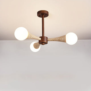 Arbor Travertine Chandelier-Neutral Decor
