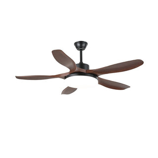 Plafonnier ventilateur Arysen minimaliste en bois