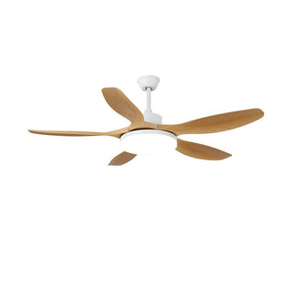 Plafonnier ventilateur Arysen minimaliste en bois