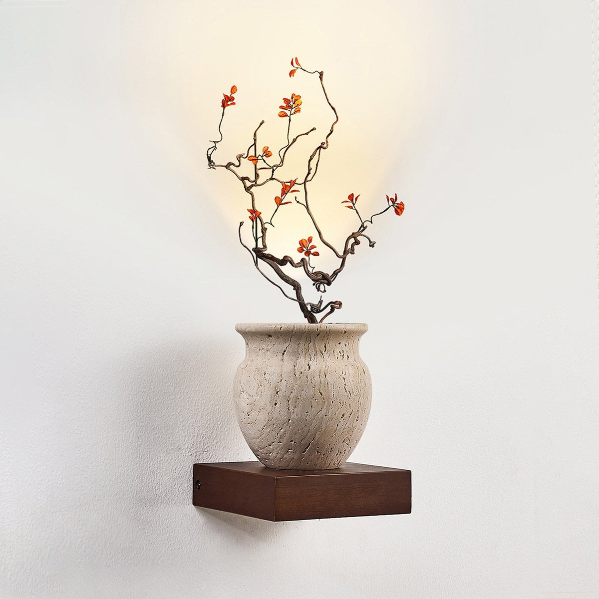 Arbor Sculptural Wall Lamp-Neutral Decor