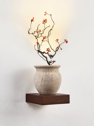 Arbor Sculptural Wall Lamp-Neutral Decor