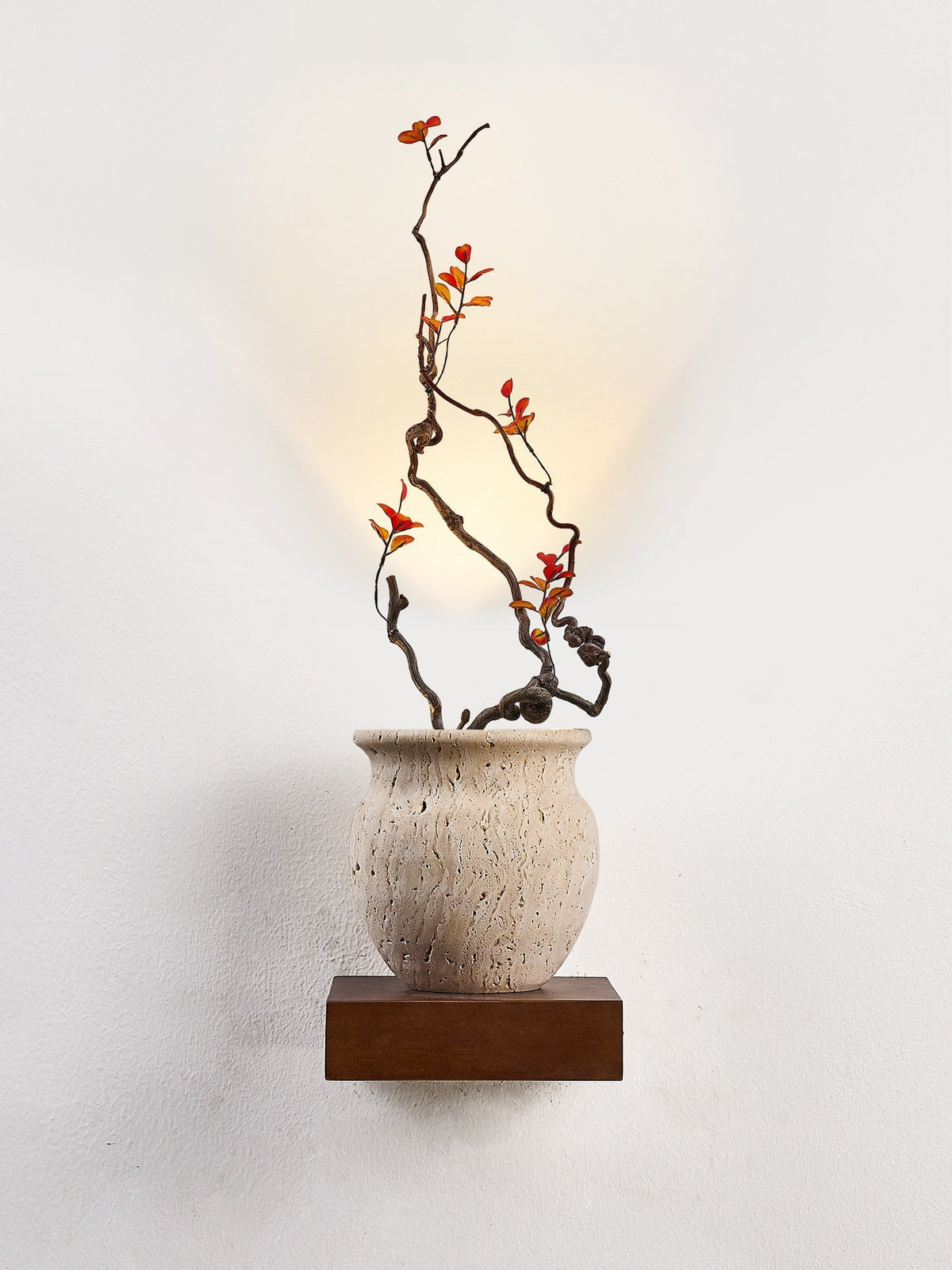 Arbor Sculptural Wall Lamp-Neutral Decor