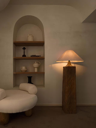 Rustica Lampadaire en Bois