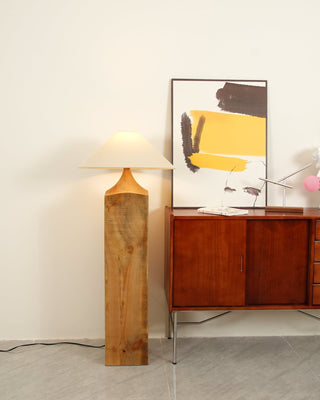 Rustica Lampadaire en Bois