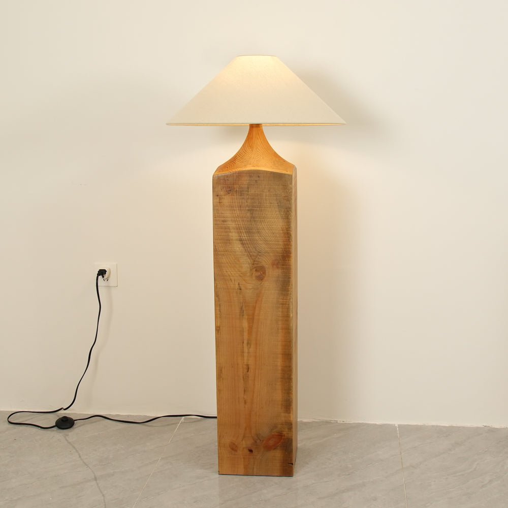Rustica Lampadaire en Bois